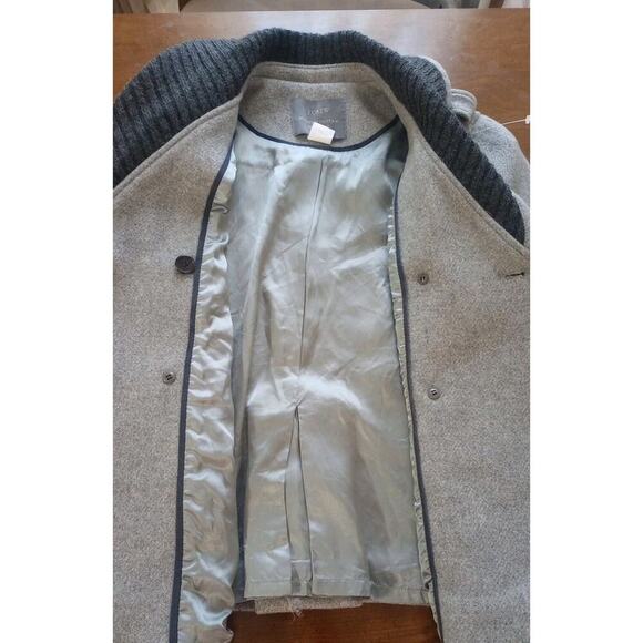 J. CREW women's Stadium Cloth Wool Pea Coat 0 Nello Gori Gray Hermione Granger - Picture 9 of 10